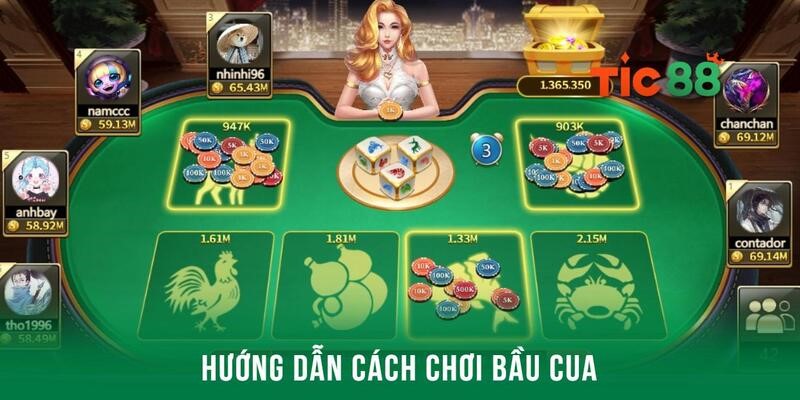 Hướng dẫn cách chơi bầu cua mới nhất, đơn giản mà hấp dẫn