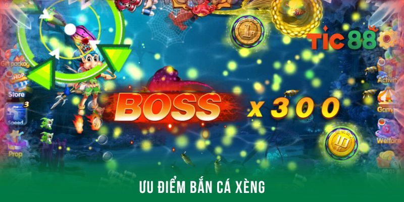 Tham gia bắn cá xèng - Trò chơi đổi thưởng online an toàn 3 Điểm nổi bật xuất hiện trong game bắn cá xèng