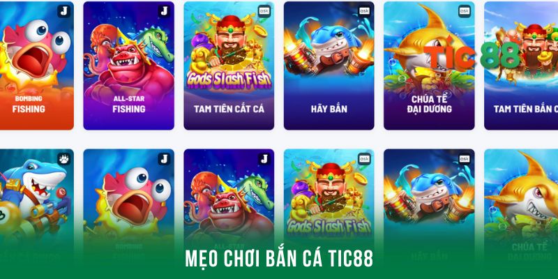 Kinh nghiệm chơi bắn cá Tic88