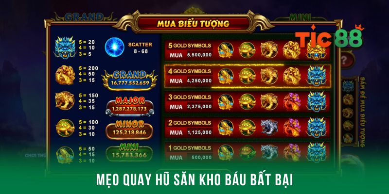 Mẹo quay hũ săn kho báu bất bại từ cao thủ