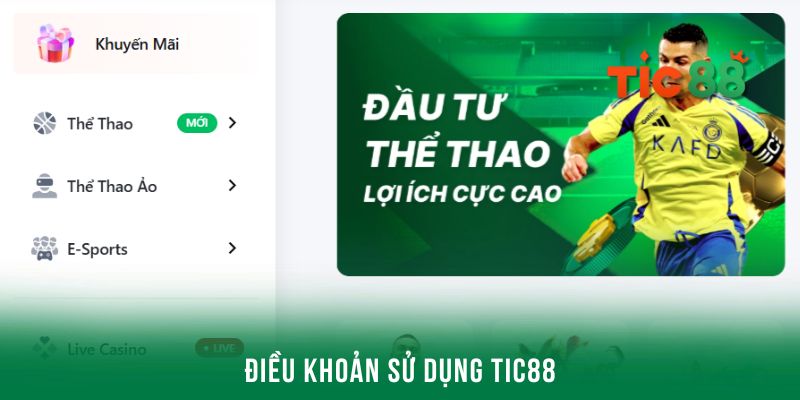 Nghĩa vụ được đề cập đến trong điều khoản sử dụng Tic88